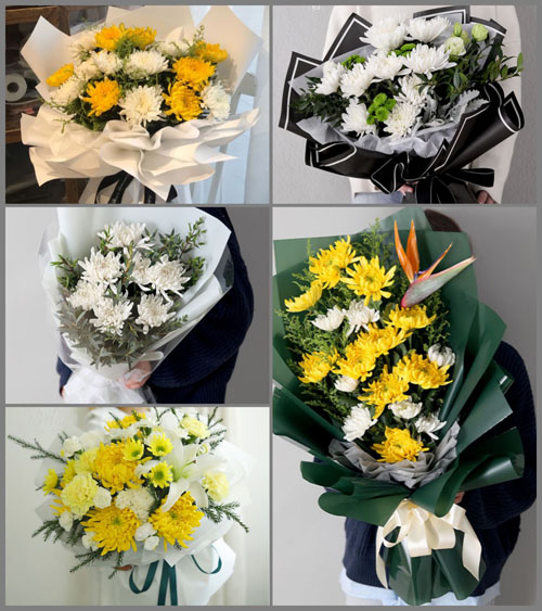山东滨州滨城区杨柳雪镇后孙村白事花束代送